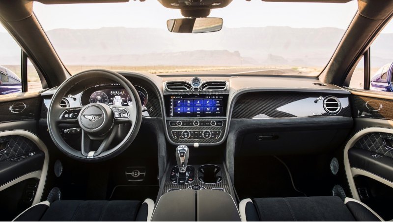 От прочих исполнении Bentayga Speed отличается…