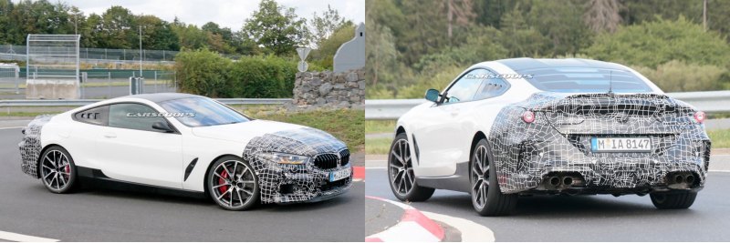 Спереди прототип похож на BMW M850i (только в…