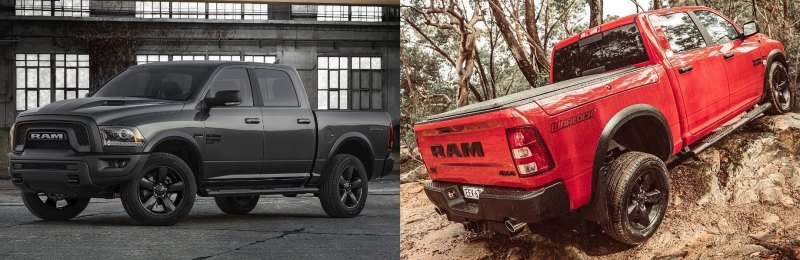 Нынешний базовый Ram 1500 Classic Warlock…