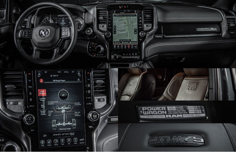 В мультимедийной системе Рэма Power Wagon с…