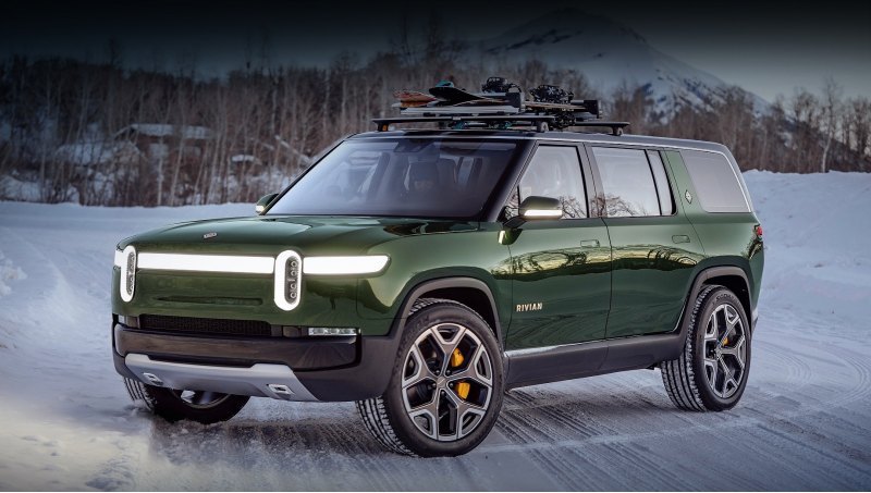 Пятидверка Rivian R1S, как и грузопассажирская…