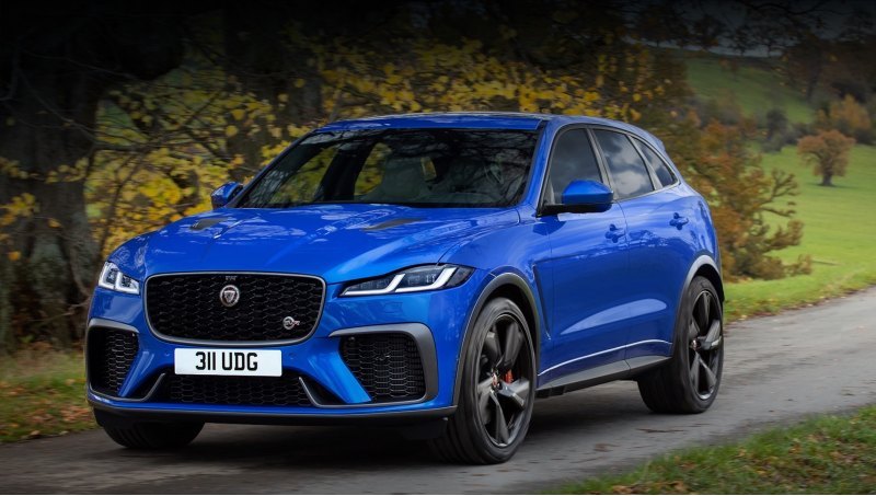 До России рестайлинговый Jaguar F-Pace SVR с…