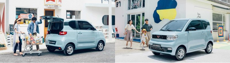 Здесь показан Wuling Hong Guang Mini EV — второй…