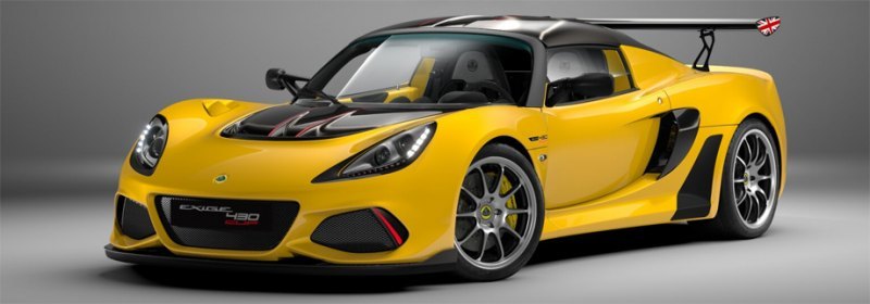Купе Exige Sport 390 использует шины Michelin…
