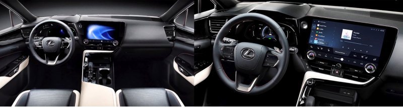 Интерьером NX теперь напоминает модель Toyota…