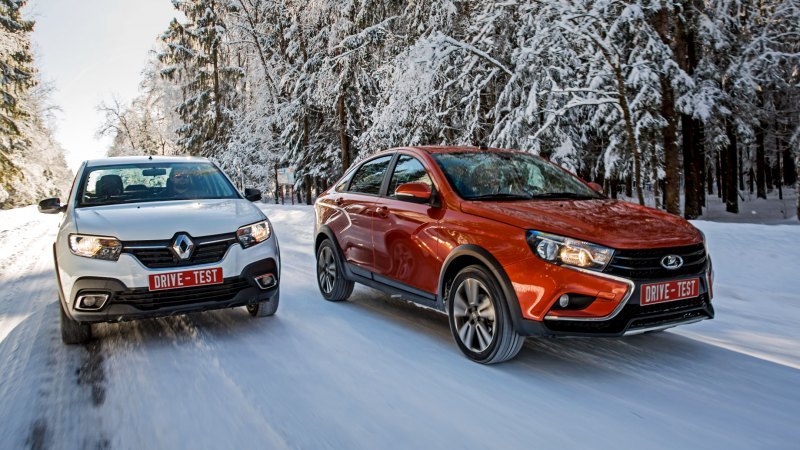На примере моделей Vesta Cross и Renault Logan…