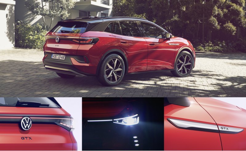 Кузов украшен шильдиками GTX. Крыша и спойлер сделаны черными, а боковая рамка крыши — в цвете…