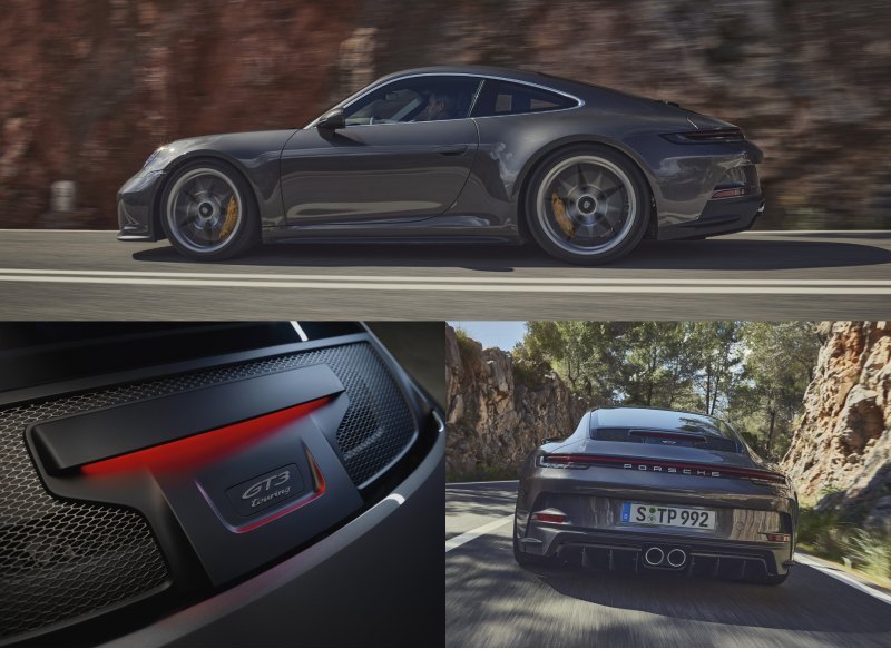 Сзади можно увидеть надпись GT3 touring на…