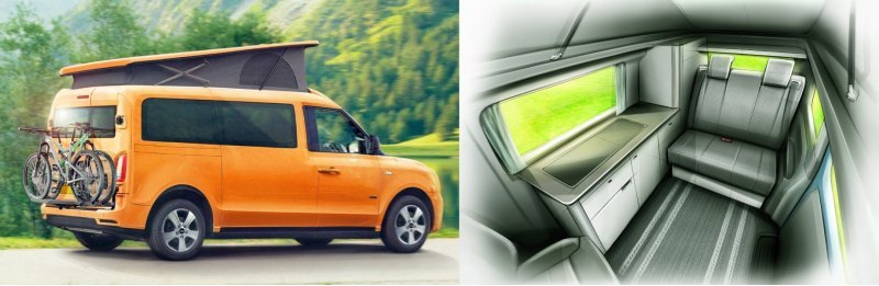 Внутри предусмотрены две двуспальные кровати,…