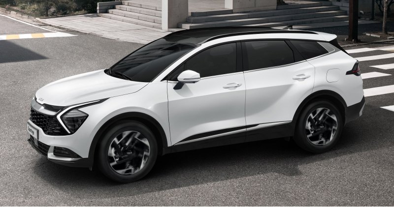 В зависимости от комплектации, новый Sportage…