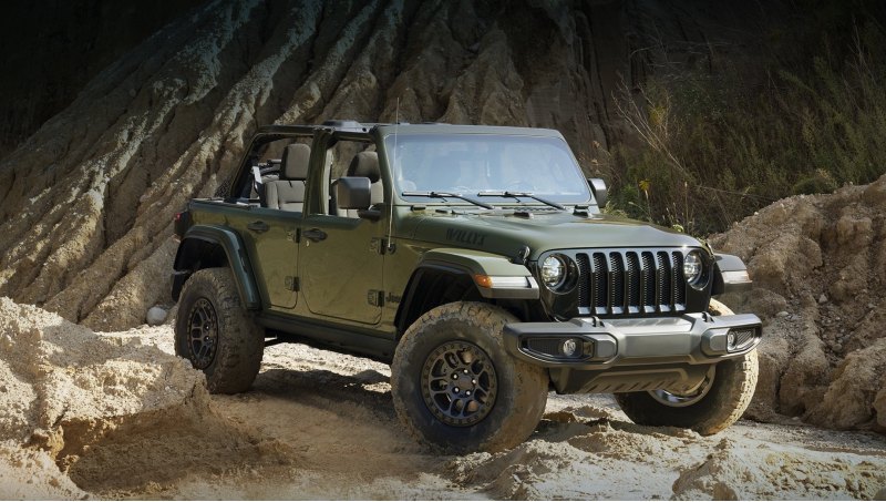 Wrangler с клиренсом в 12,9 дюйма (328 мм)…