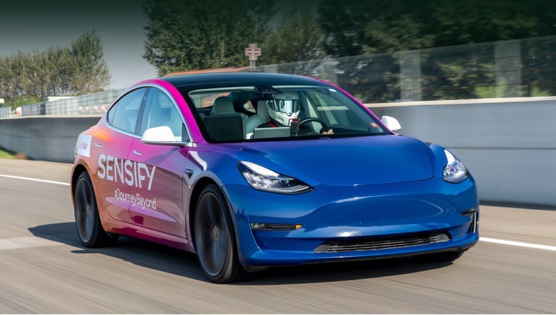 Для тестов Brembo смонтировала Sensify в Теслах…