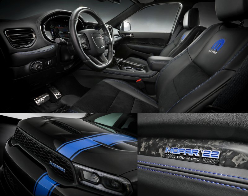 В салоне появились табличка Mopar ‘22 с серийным…