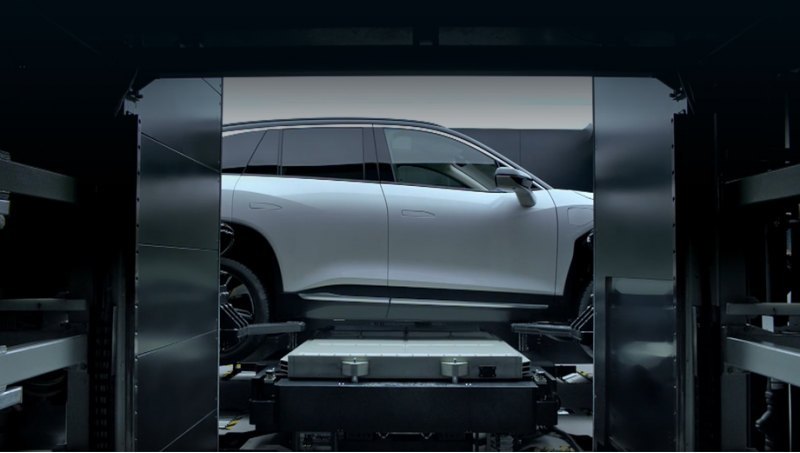 Станции замены батареи Nio Power Swap компания…