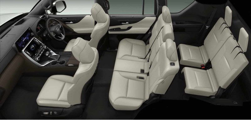 7-местный вариант салона Lexus LX 600