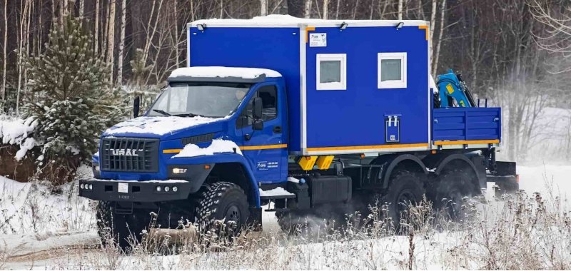 «Урал» показал передвижное СТО для мест, где нет…