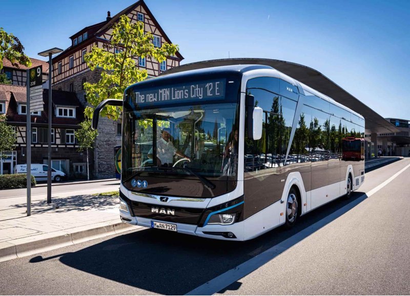 Новый электробус MAN Lion’s City E завершил…