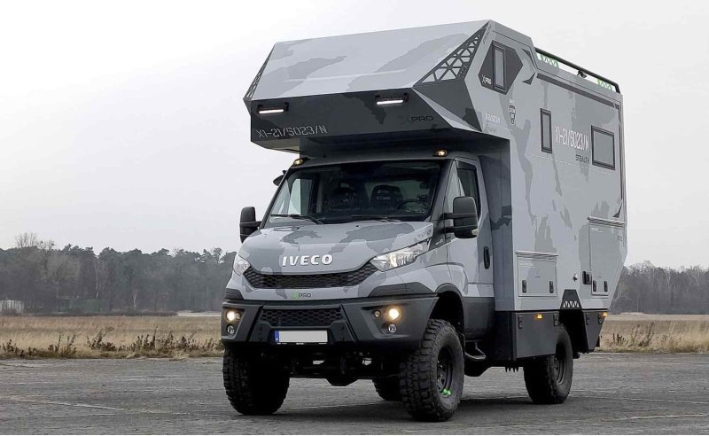 В основе машины лежит грузовик Iveco Daily…