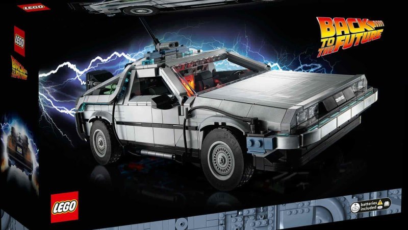 Lego разработала конструктор DeLorean из «Назад в…