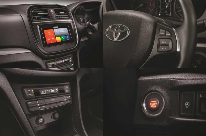 Интерьер текущей версии Toyota Urban Cruiser