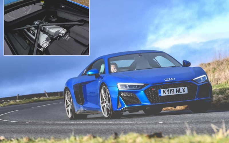 Audi R8 V10 – 8700 оборотов в минуту