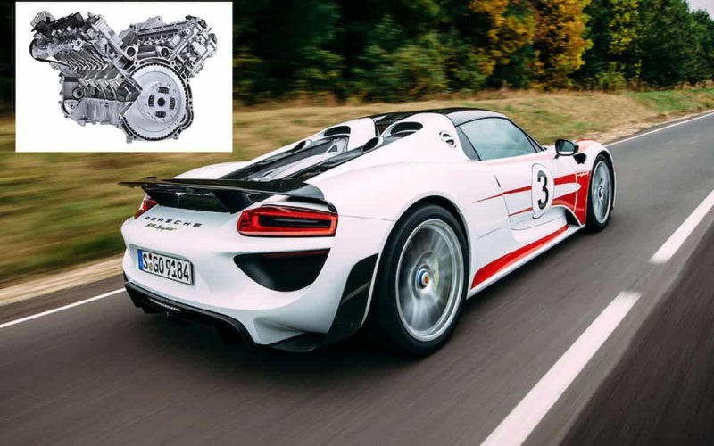 Porsche 918 Spyder – 9150 оборотов в минуту
