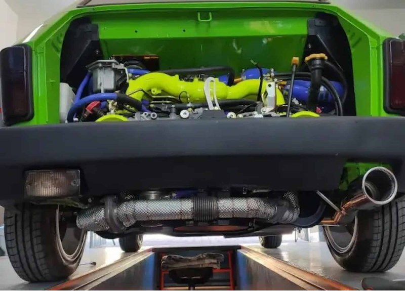 EJ22, расположенный в задней части Fiat, дополнил…