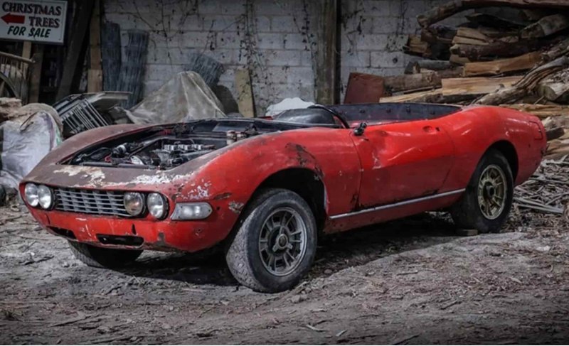 Ржавый Fiat Dino Spider 1968 года продали за 1,4…
