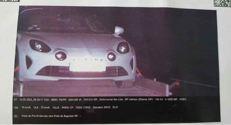 Владельца спорткара Alpine A110 оштрафовали за…