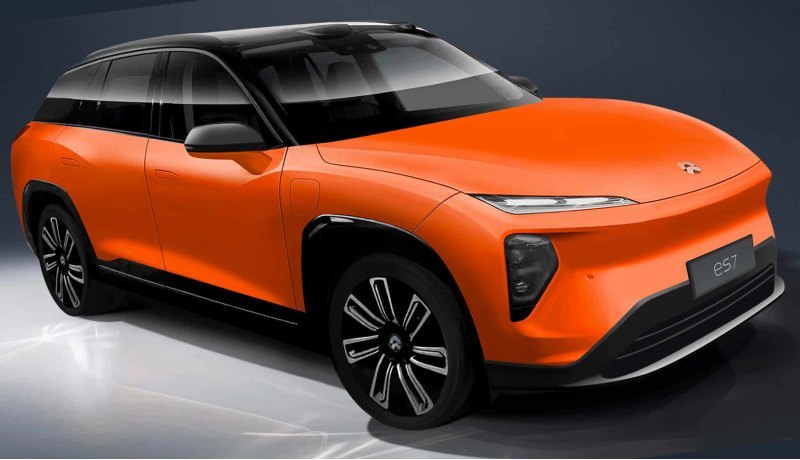 Большой китайский электрокроссовер NIO ES7:…