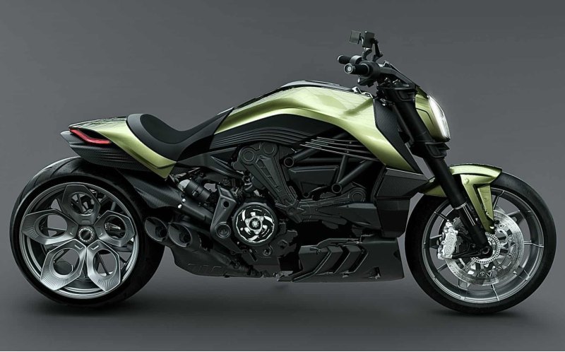 В России построили драгстер на базе Ducati…