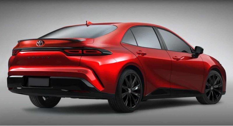 В передней части следующего поколения Camry…