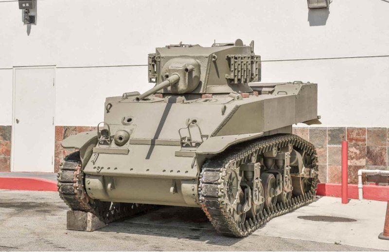 Танк времен Второй мировой войны Stuart M5…