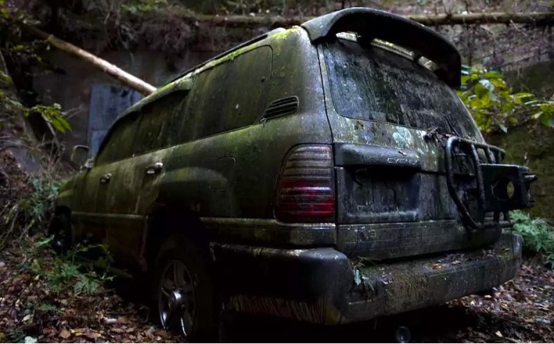 В Японии обнаружили брошенный Land Cruiser: мох…