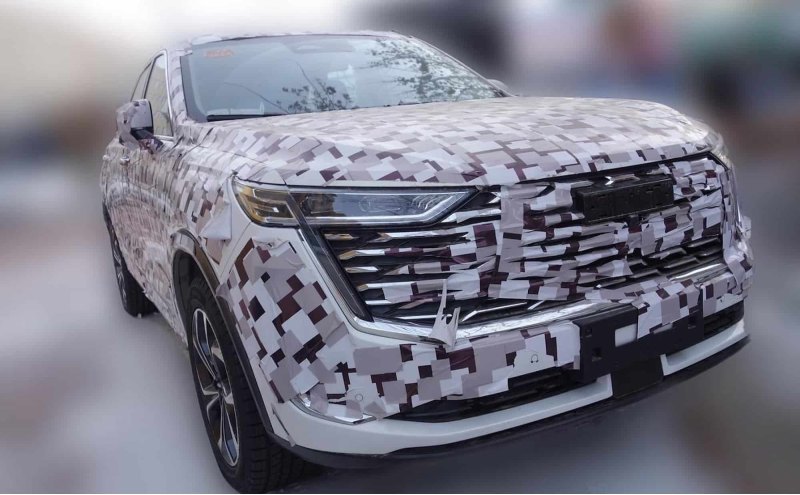 В Китае засняли новый загадочный кроссовер Haval…