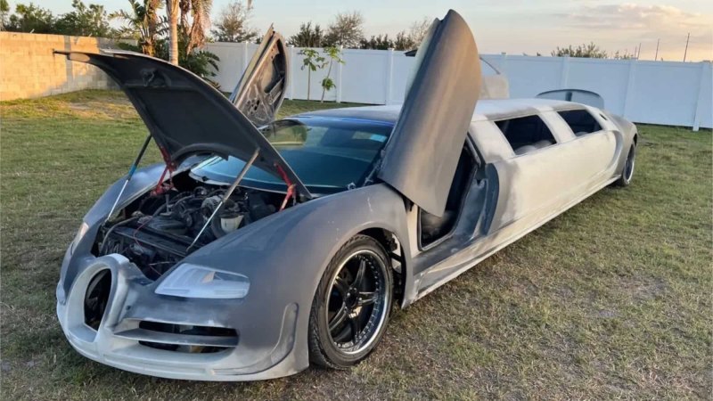 Недостроенный лимузин Bugatti хотят продать за…