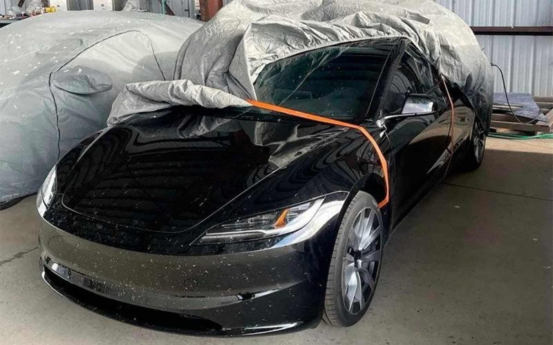 Новая Tesla Model 3 (2024) будет выглядеть так:…