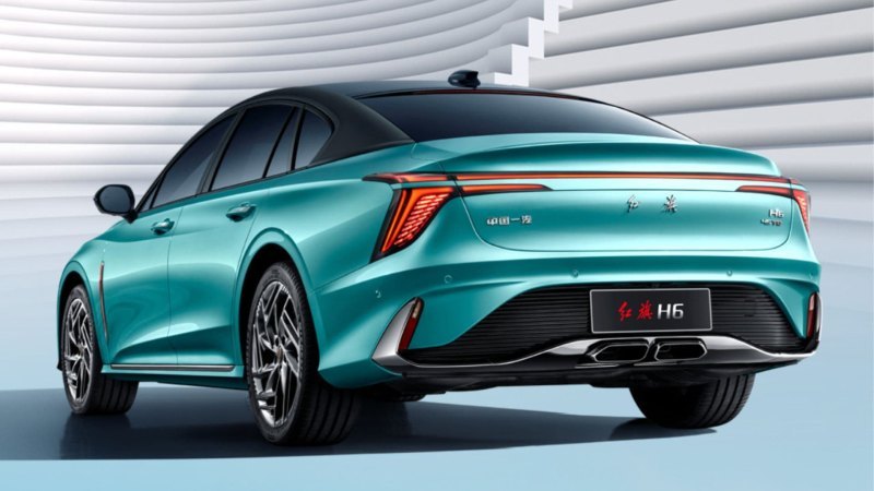 Hongqi H6 достались плавные линии кузова,…