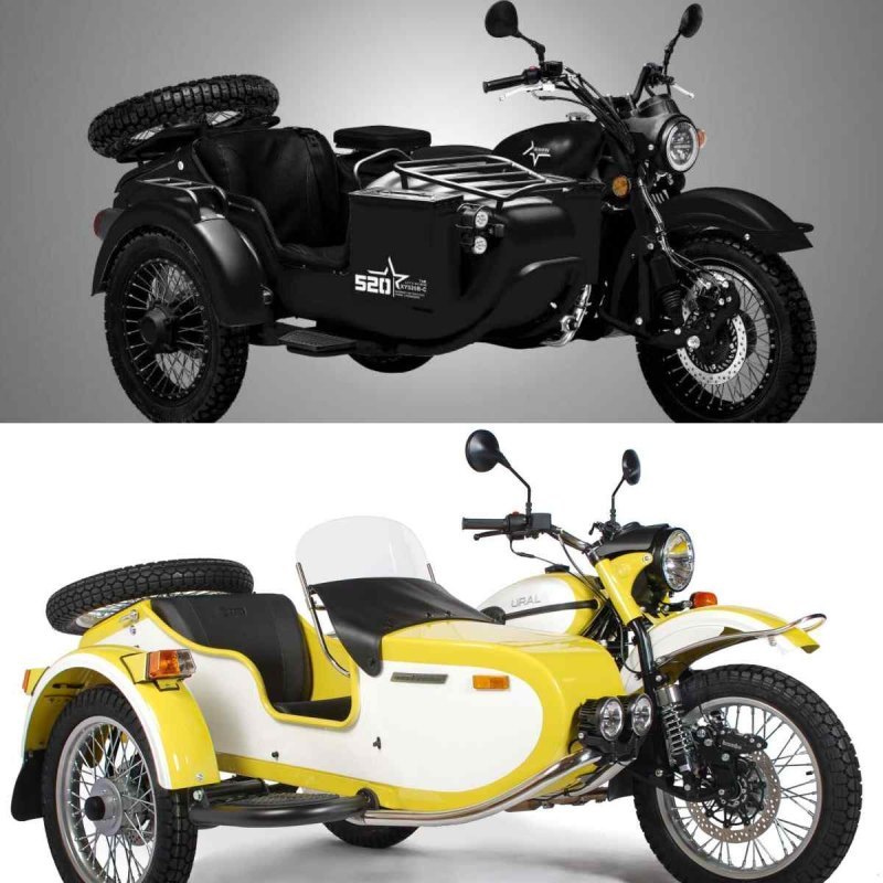 Сверху – Xinyuan Tornado 520, снизу – Ural Gear…