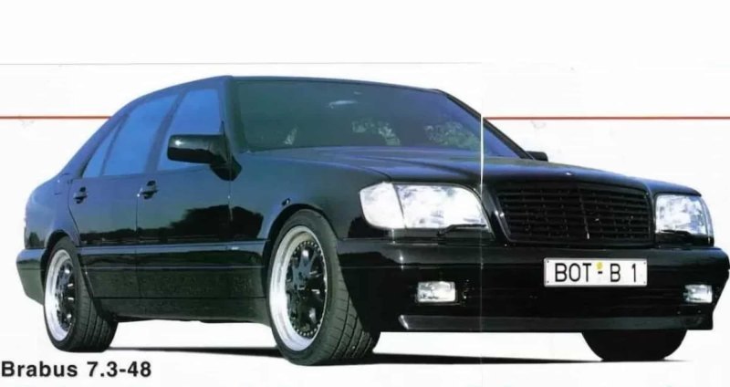 На продажу выставили редкий Mercedes S600 Brabus…