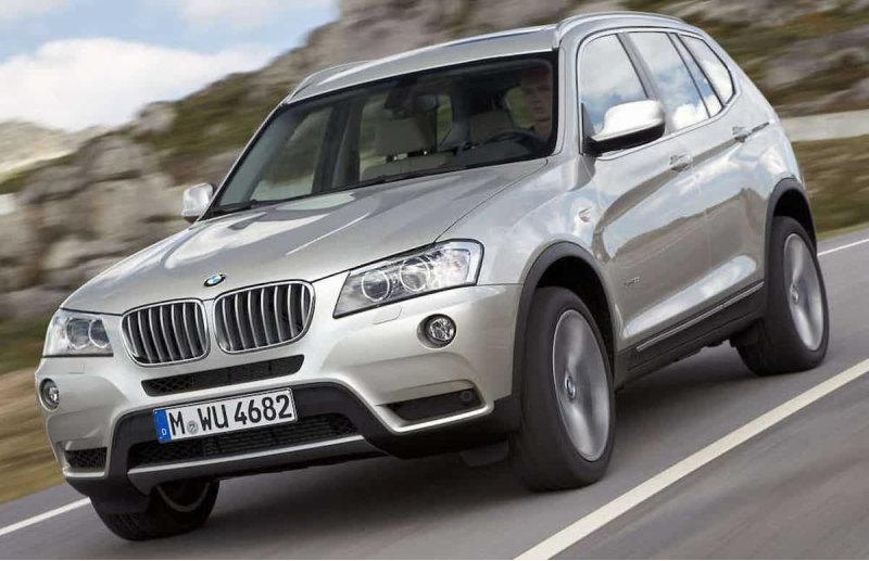 10 место – BMW X3 (2013)