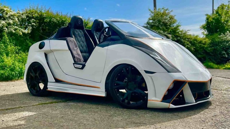 Автомобиль стилизовали под Lamborghini Gallardo…