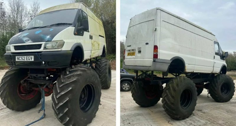 Ford Transit превратили в грузового монстра с V8