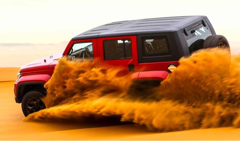 Китайский клон Jeep Wrangler, который вскоре…