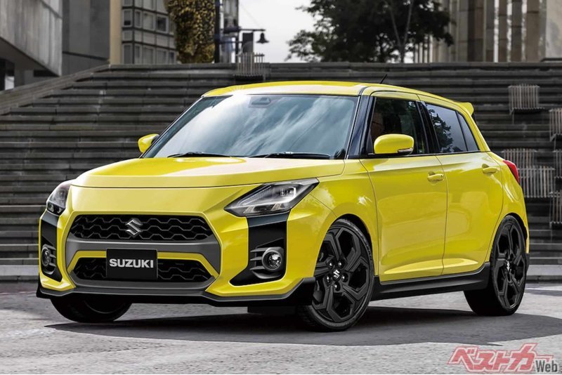 Рендер нового Suzuki Swift Sport
