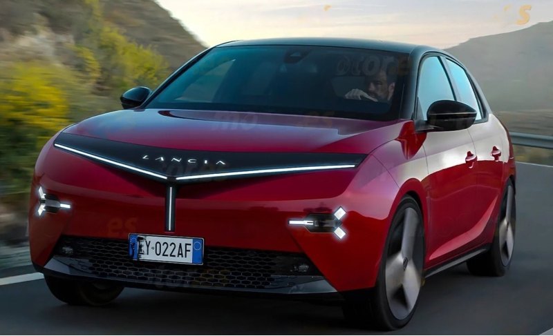 Рендер современной Lancia Ypsilon