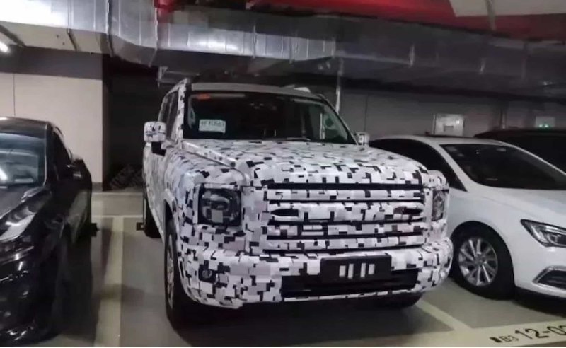 Кузов тестового прототипа нового Haval H9…
