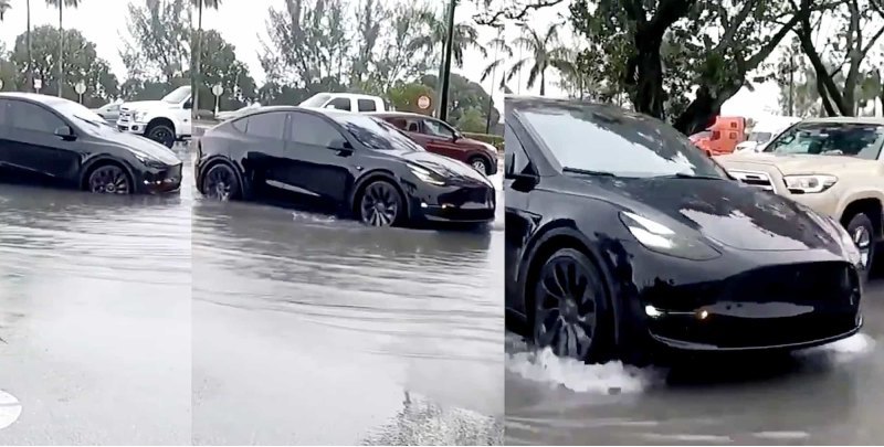 Ремонт Tesla Model Y после езды в дождь шокировал…