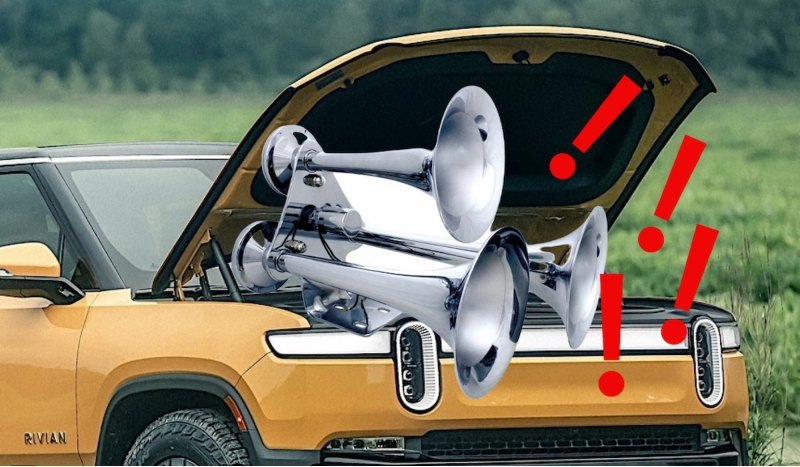 Американский Rivian сделал гудок своих машин…
