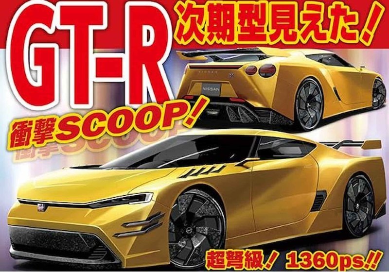 Рендерные изображения нового Nissan GT-R редакция…